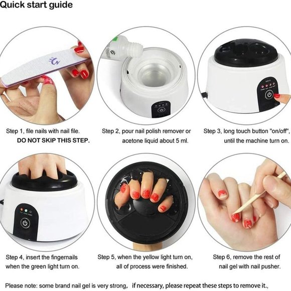 Steam off your shellac or gel nails - Picture 5 of 6